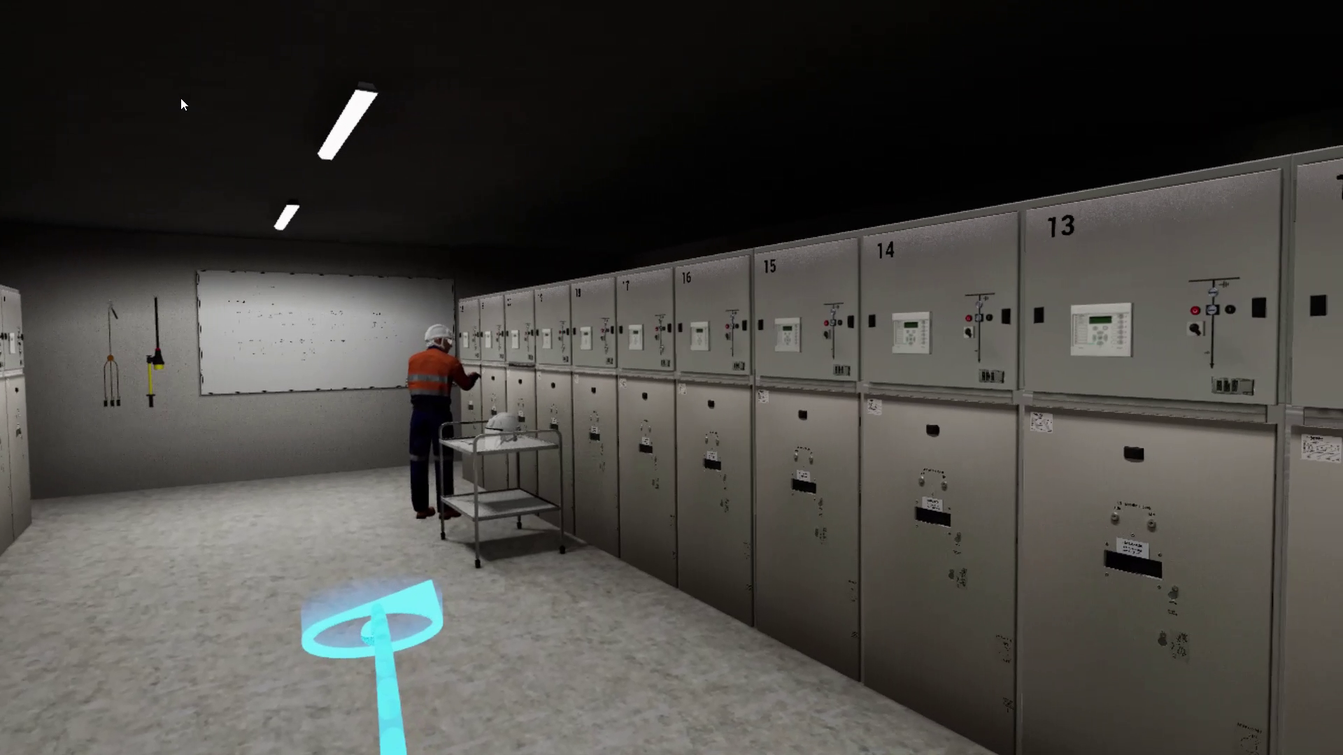Safe substation cabinet maintenance