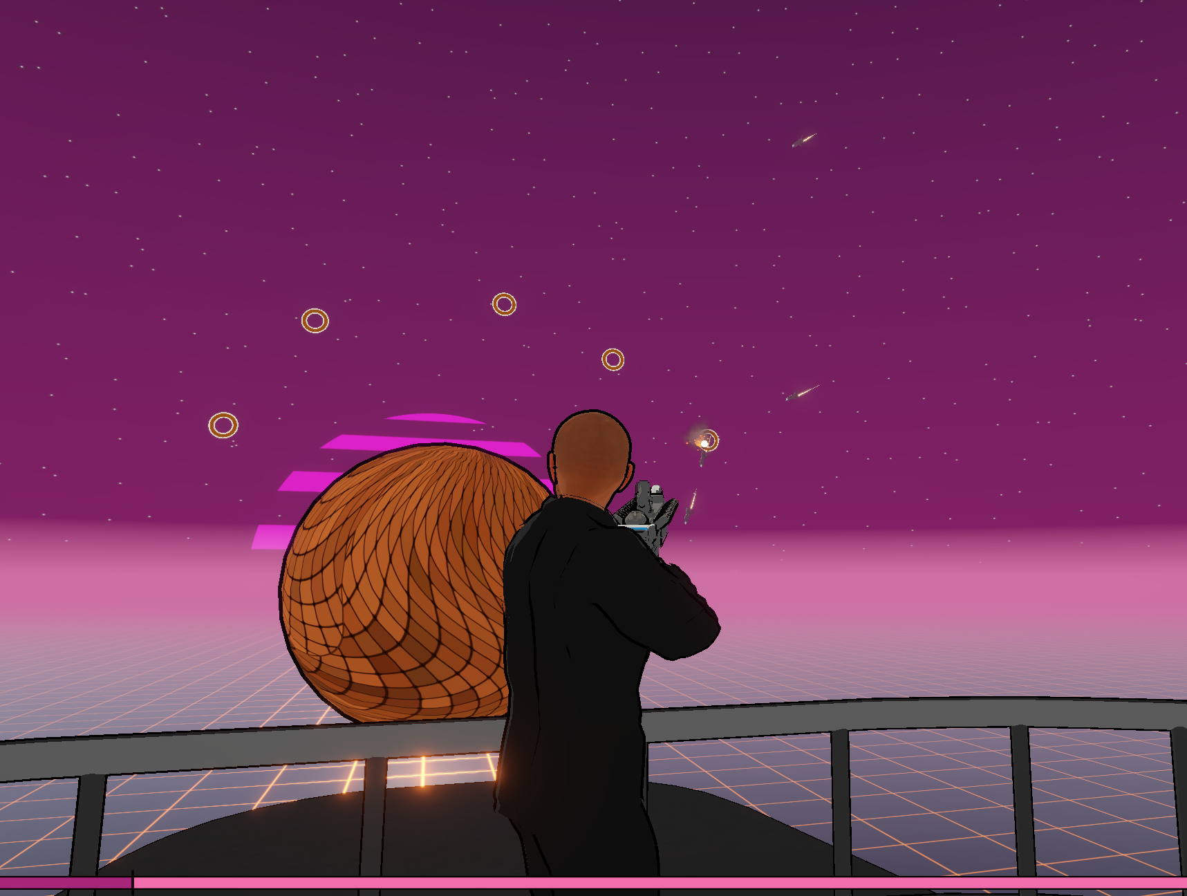 A game about shooting in rythm